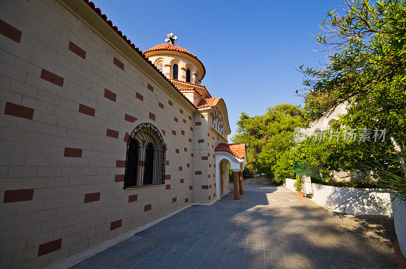 Agios Nektarios教堂，罗德岛，希腊